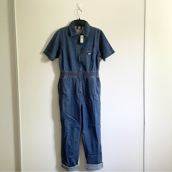 LAST! Dickies Houston Denim jeans Coverall jumpsuit - Picture 3 of 6